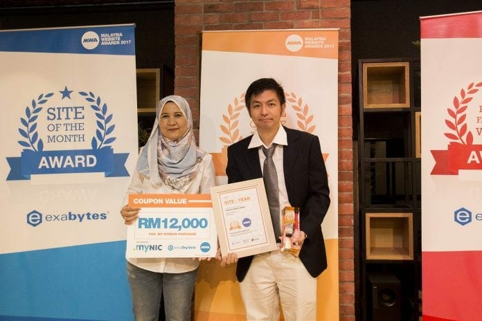 KARUNA won Malaysia Website Awards (MWA) 2017
