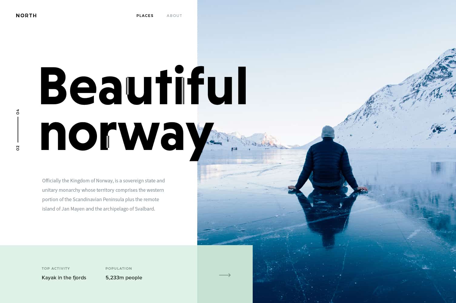 bold typography in web design