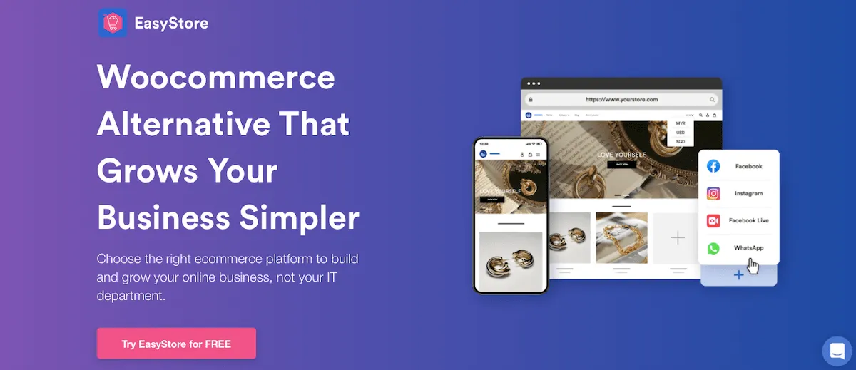 Easystore Ecommerce platform