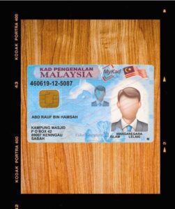 Identity Card Sample