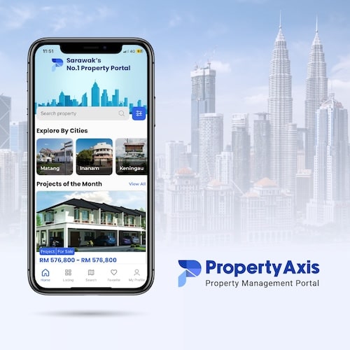 Logo design for Sarawak Property App